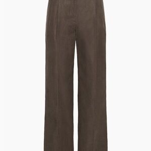 Aritzia Brown Wide Leg High Waisted Trousers